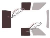 Film solaire sur mesure (Film teinté) VARIANCE AUTO ref. k-3-447-2-32