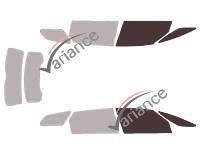 Film solaire sur mesure (Film teinté) VARIANCE AUTO ref. k-3-2964-3-54