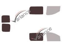 Film solaire sur mesure (Film teinté) VARIANCE AUTO ref. k-3-2979-2-33