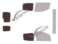 Film solaire sur mesure (Film teinté) VARIANCE AUTO ref. k-3-638-2-32
