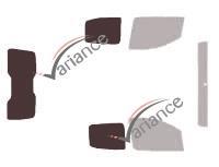 Film solaire sur mesure (Film teinté) VARIANCE AUTO ref. k-3-2773-2-32
