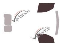 Film solaire sur mesure (Film teinté) VARIANCE AUTO ref. k-3-3132-3-54