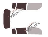 Film solaire sur mesure (Film teinté) VARIANCE AUTO ref. k-3-535-2-33