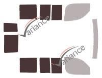 Film solaire sur mesure (Film teinté) VARIANCE AUTO ref. k-3-3029-2-33