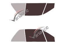 Film solaire sur mesure (Film teinté) VARIANCE AUTO ref. k-3-659-3-54
