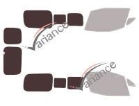 Film solaire sur mesure (Film teinté) VARIANCE AUTO ref. k-3-1714-2-32