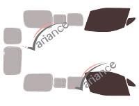 Film solaire sur mesure (Film teinté) VARIANCE AUTO ref. k-3-1714-3-54