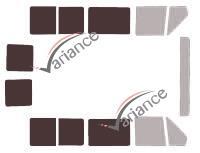 Film solaire sur mesure (Film teinté) VARIANCE AUTO ref. k-3-2180-2-32