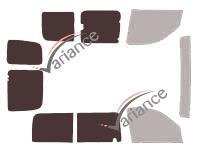 Film solaire sur mesure (Film teinté) VARIANCE AUTO ref. k-3-2103-2-33