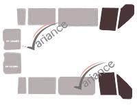 Film solaire sur mesure (Film teinté) VARIANCE AUTO ref. k-3-855-3-54