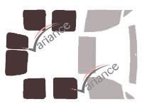 Film solaire sur mesure (Film teinté) VARIANCE AUTO ref. k-3-2534-2-33