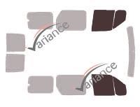 Film solaire sur mesure (Film teinté) VARIANCE AUTO ref. k-3-699-3-54