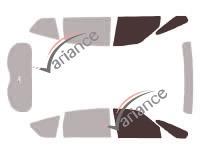 Film solaire sur mesure (Film teinté) VARIANCE AUTO ref. k-3-834-3-54