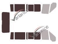 Film solaire sur mesure (Film teinté) VARIANCE AUTO ref. k-3-850-2-32