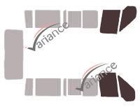Film solaire sur mesure (Film teinté) VARIANCE AUTO ref. k-3-850-3-54