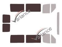 Film solaire sur mesure (Film teinté) VARIANCE AUTO ref. k-3-2731-2-31