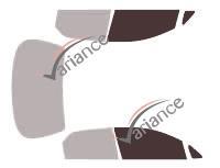 Film solaire sur mesure (Film teinté) VARIANCE AUTO ref. k-3-989-3-54