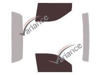 Film solaire sur mesure (Film teinté) VARIANCE AUTO ref. k-3-1166-3-54
