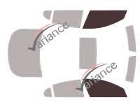 Film solaire sur mesure VARIANCE AUTO k-3-1182-3-54 Film solaire sur mesure VARIANCE AUTO k-3-1182-3-54