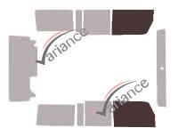 Film solaire sur mesure (Film teinté) VARIANCE AUTO ref. k-3-1222-3-54