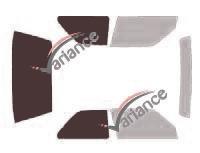 Film solaire sur mesure (Film teinté) VARIANCE AUTO ref. k-3-126-2-54
