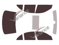 Film solaire sur mesure (Film teinté) VARIANCE AUTO ref. k-3-1461-1-45