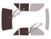 Film solaire sur mesure (Film teinté) VARIANCE AUTO ref. k-3-1436-2-33