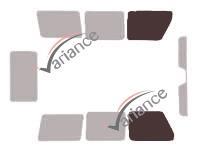 Film solaire sur mesure (Film teinté) VARIANCE AUTO ref. k-3-1473-3-54