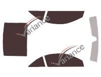 Film solaire sur mesure (Film teinté) VARIANCE AUTO ref. k-3-1498-1-45