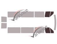 Film solaire sur mesure (Film teinté) VARIANCE AUTO k-3-3379-3-54