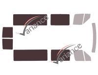 Film solaire sur mesure (Film teinté) VARIANCE AUTO ref. k-3-3377-2-32