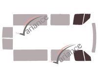 Film solaire sur mesure (Film teinté) VARIANCE AUTO k-3-3377-3-54