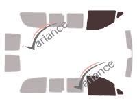 Film solaire sur mesure (Film teinté) VARIANCE AUTO ref. k-3-2919-3-54