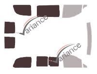 Film solaire sur mesure (Film teinté) VARIANCE AUTO ref. k-3-2781-2-32