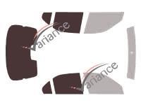 Film solaire sur mesure (Film teinté) VARIANCE AUTO ref. k-3-2930-2-33