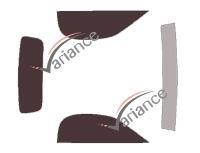 Film solaire sur mesure (Film teinté) VARIANCE AUTO ref. k-3-3180-1-45