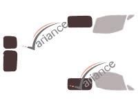 Film solaire sur mesure (Film teinté) VARIANCE AUTO ref. k-3-1713-2-54