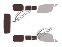 Film solaire sur mesure (Film teinté) VARIANCE AUTO ref. k-3-2794-2-32