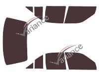 Film solaire sur mesure (Film teinté) VARIANCE AUTO ref. k-3-1866-1-45