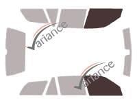 Film solaire sur mesure VARIANCE AUTO k-3-1944-3-54 Film solaire sur mesure VARIANCE AUTO k-3-1944-3-54