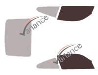Film solaire sur mesure (Film teinté) VARIANCE AUTO ref. k-3-2060-3-54