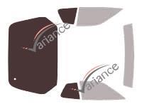 Film solaire sur mesure (Film teinté) VARIANCE AUTO ref. k-3-2928-2-33