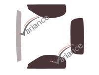 VARIANCE AUTO Film solaire sur mesure pour PORSCHE: Boxster (Ref: k-3-3269-1-45)