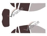 Film solaire sur mesure (Film teinté) VARIANCE AUTO ref. k-3-2082-2-33