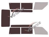 Film solaire sur mesure (Film teinté) VARIANCE AUTO ref. k-3-2096-2-33