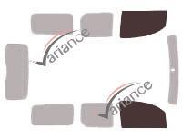 Film solaire sur mesure (Film teinté) VARIANCE AUTO ref. k-3-3206-3-54
