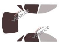 Film solaire sur mesure (Film teinté) VARIANCE AUTO ref. k-3-2115-2-32