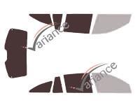 Film solaire sur mesure (Film teinté) VARIANCE AUTO ref. k-3-2119-2-32