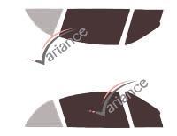 Film solaire sur mesure (Film teinté) VARIANCE AUTO ref. k-3-2748-3-54