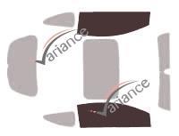 Film solaire sur mesure (Film teinté) VARIANCE AUTO ref. k-3-2144-3-54